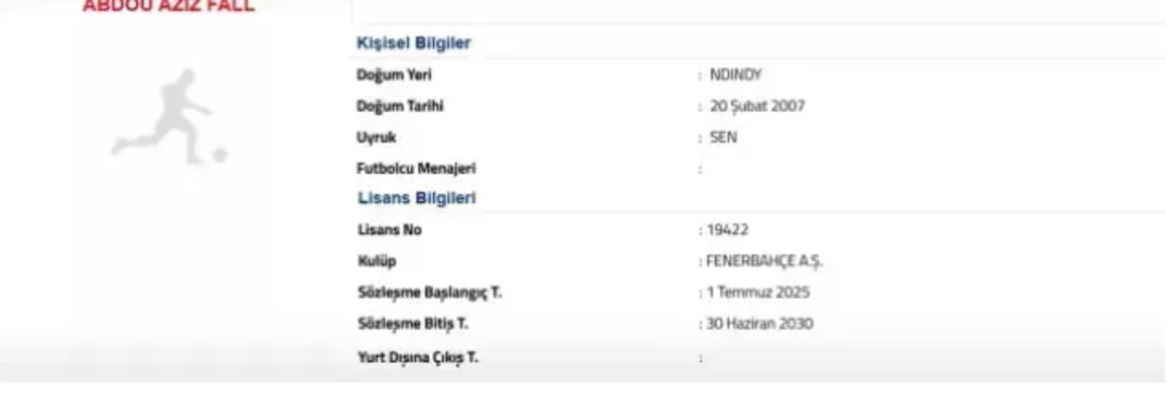 Fenerbahce genç yıldızla bir anlaşma yaptı! Sarı-Lacivertliler Abdou Aziz Sonbahar Lisansı ... 5 yılda anlaşma! 3