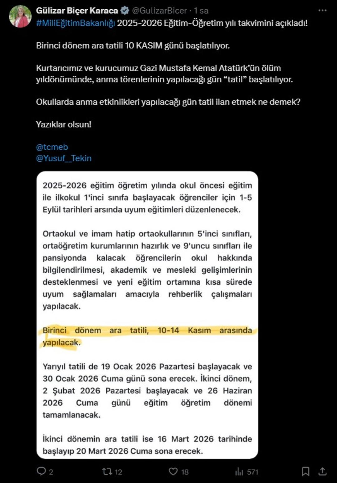 Meb takvimi açıkladı! 10 Kasım'ın kararı tartışma yarattı ... CHP'den sert tepki: 