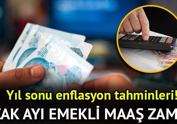 Emekli maaş zammı hesaplama Ocak 2026 || Yeni yılda emekli maaşları ne kadar olacak? 3 aylık enflasyon farkı ve yıl sonu enflasyon beklentisine göre hesaplama