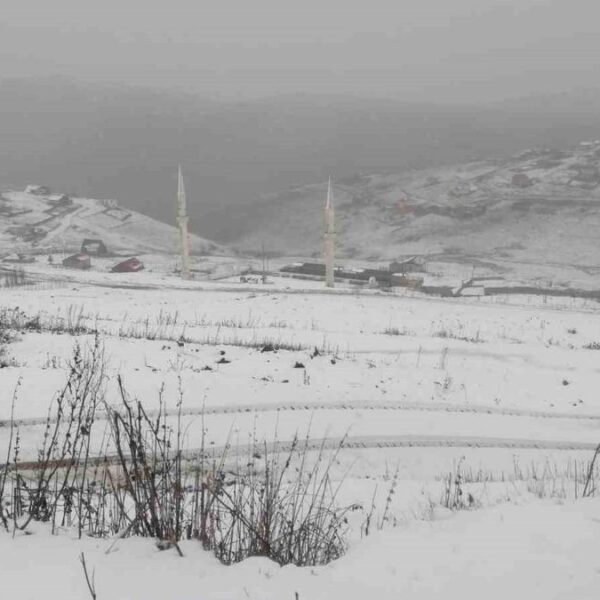 Gümüşhane’nin yüksek kesimleri beyaza büründü