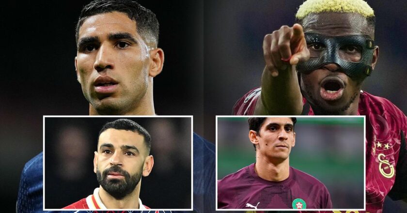 Afrika’da yılın futbolcusu ödülünün sahibi belli oldu! Osimhen üzüldü! Hakimi sevindi… –