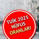 TUİK NÜFUS ORANLARI 2025 VERİLERİ || Türkiye’de erkek nüfus ve kadın nüfus kaç oldu? Türkiye nüfusu yüzde kaç arttı?