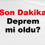 Hatay’da deprem mi gerçekleşti? Son depremler ve detaylar burada!