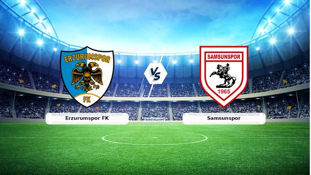 (Özet) Erzurumspor FK – Samsunspor Maçı Özeti ve Tüm Önemli Anları